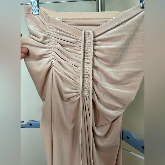 NWT A.L.C ORLY RUCHED MAXI SKIRT